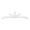 Ekena Millwork Vanguard Architectural Grade PVC Gable Bracket, 96"W x 24"H x 4"D x 4"F, 6/12 Pitch GBP096X24X0404VAN00 - alternate 5